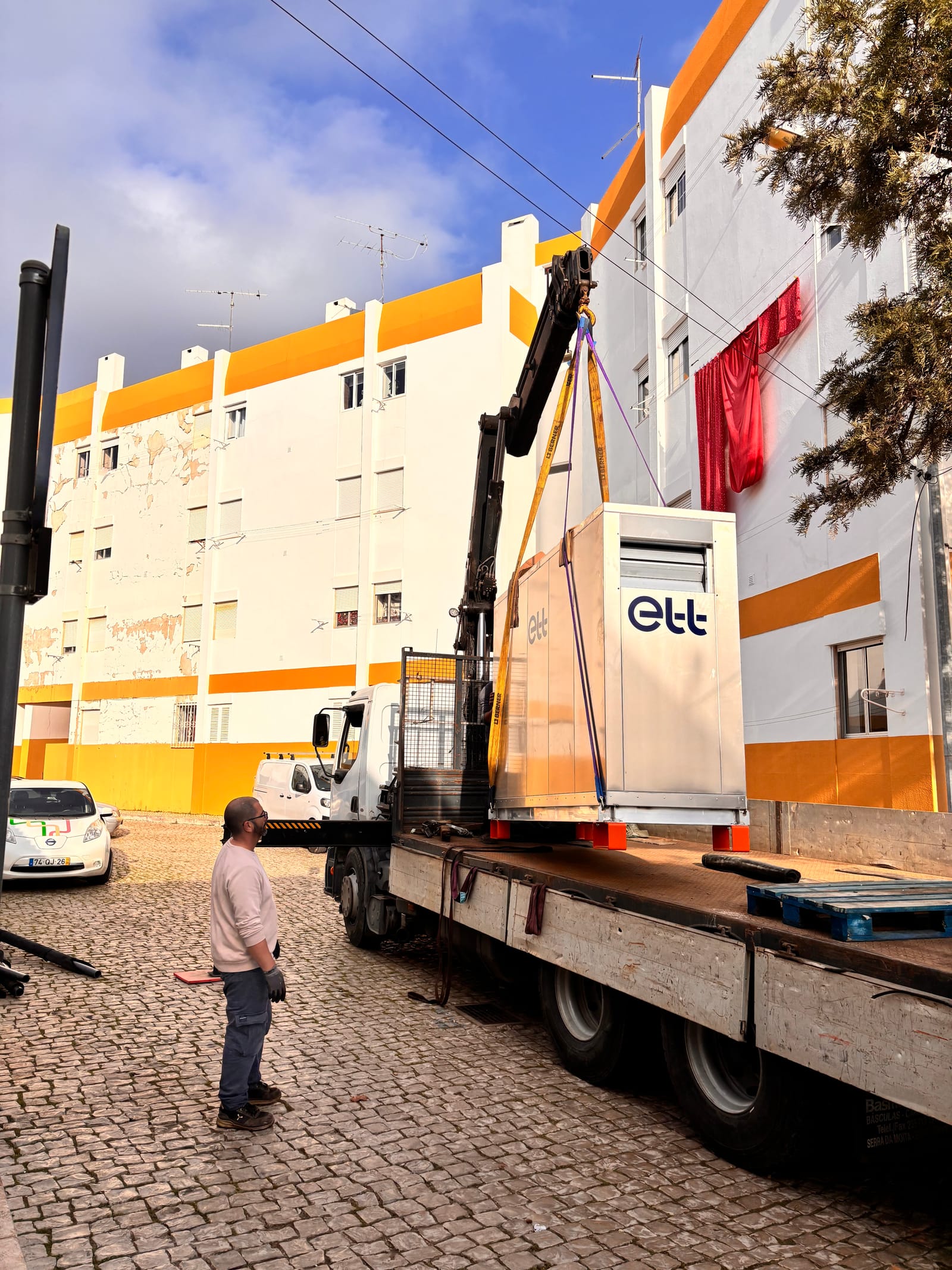 Durante — chegada do novo sistema de produção de águas quentes